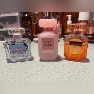 Victoria’s Secret Bombshell Summer and Tease Dreamer/Sugar Fleur Bundle perfumes